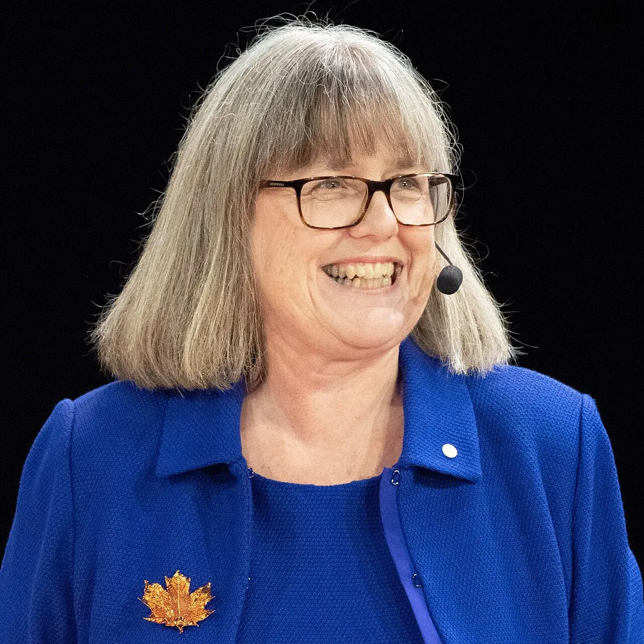 Donna Strickland lors de la cérémonie des lauréats du prix Nobel de physique 2018, à Stockholm